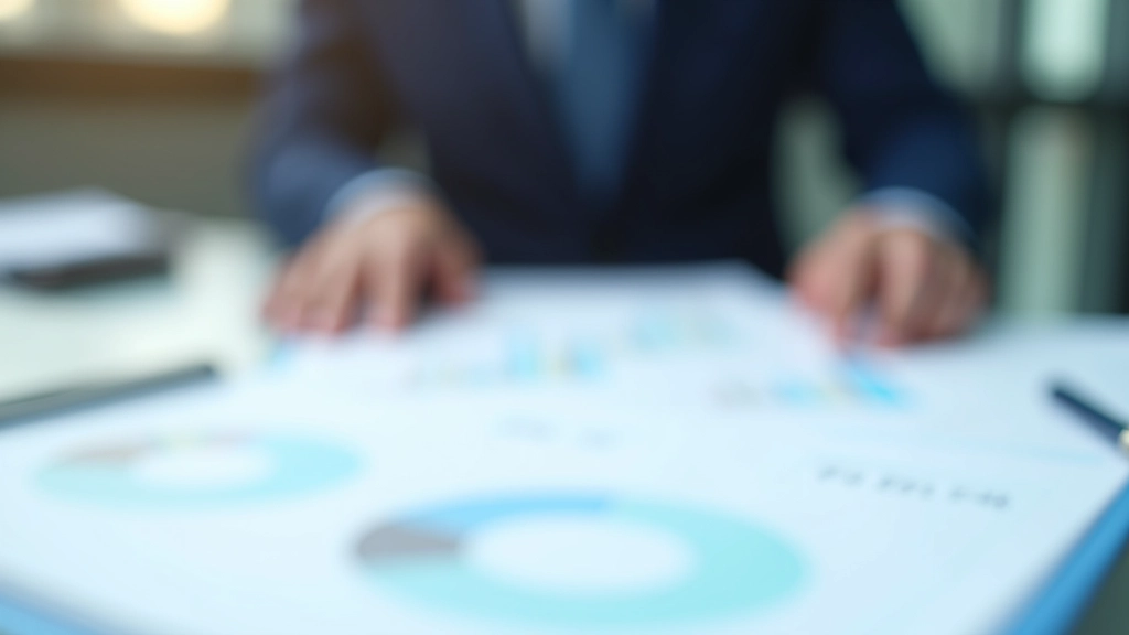 Wachstumsgrafiken und BIP-Statistiken auf einem Analysten-Schreibtisch